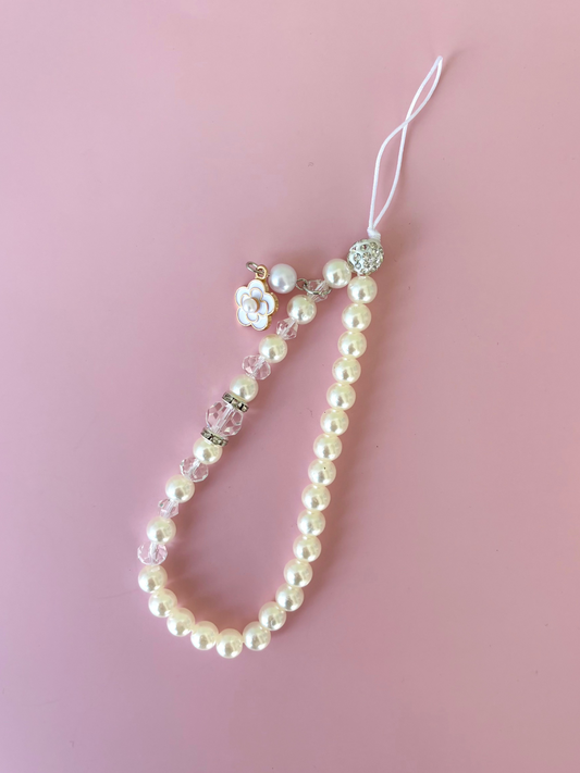 Pearl Phone Key Chain