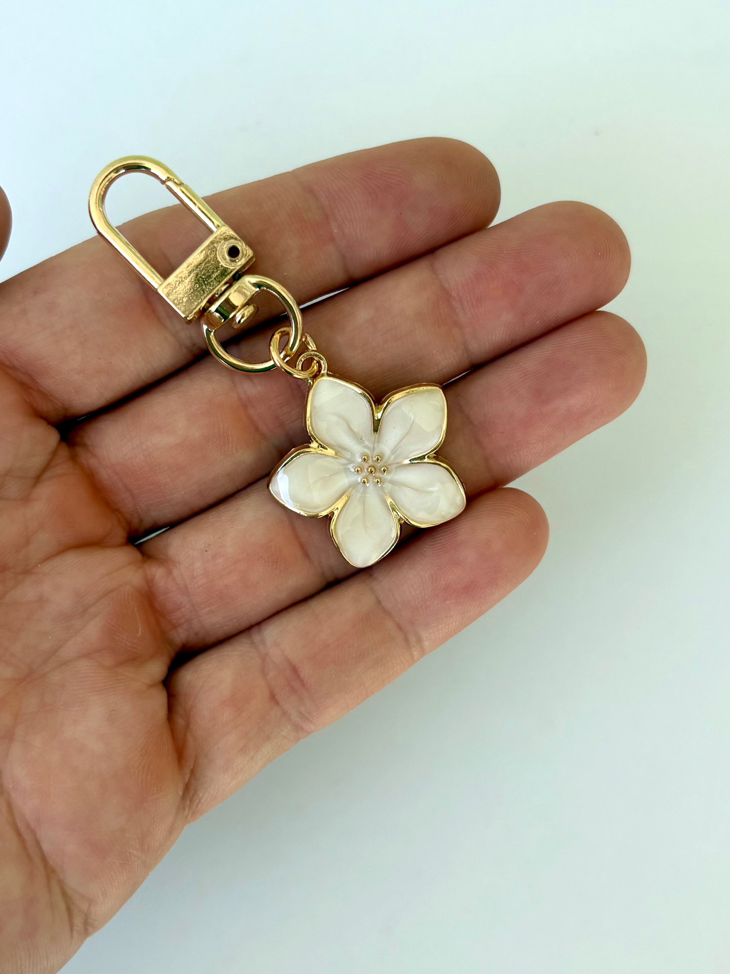 Flower Purse/Key Charm